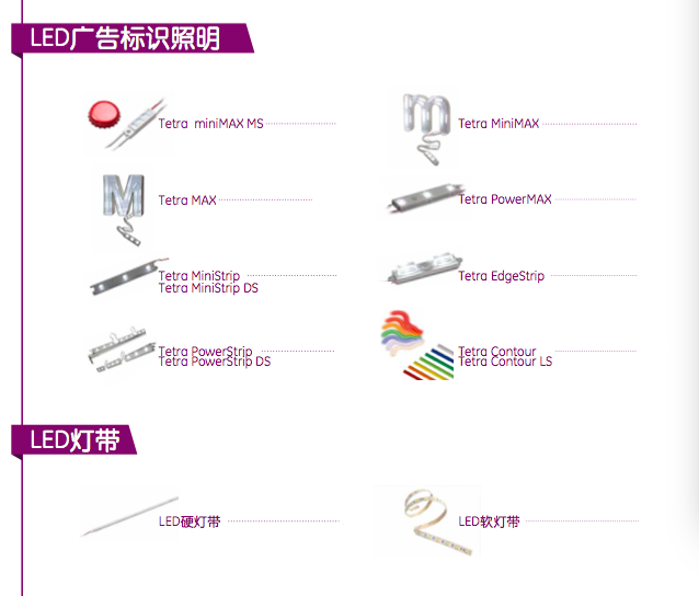 LED廣告標(biāo)示照明